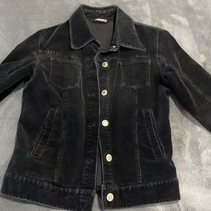 Black corduroy jacket size Medium
